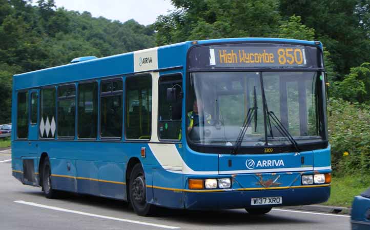 Arriva Shires Volvo B10BLE Wright 3309